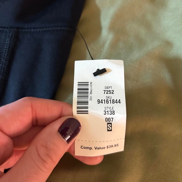 Aeropostale Black Flex High-Rise Pocket Ankle Leggings - NEW WITH TAGS - Picture 3 of 5